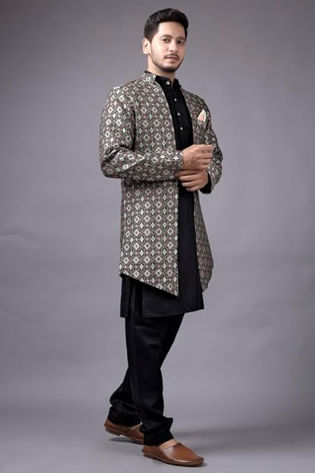 Black Kurta Pajama Set