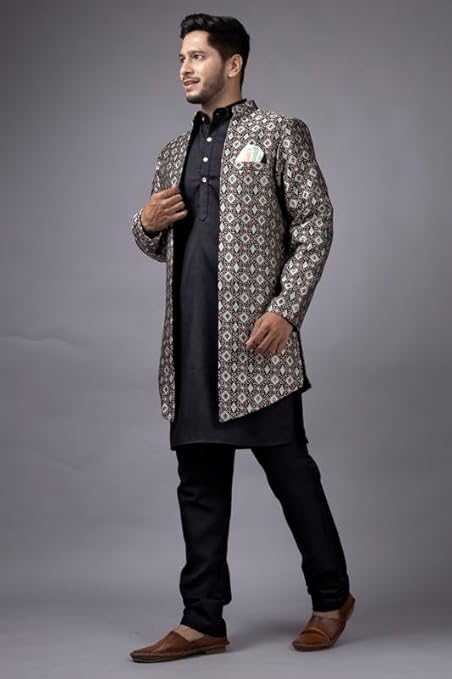 Black Kurta Pajama Set
